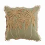 Fabric cushions - The Tropical Breeze Cushion Cover - Forest Green - BAZAR BIZAR LIVING