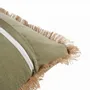 Fabric cushions - The Tropical Breeze Cushion Cover - Forest Green - BAZAR BIZAR LIVING