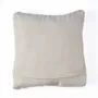 Fabric cushions - The Linen Threads Cushion Cover - White Natural - BAZAR BIZAR LIVING