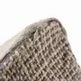 Fabric cushions - The Linen Grain Cushion Cover - Natural Black - BAZAR BIZAR LIVING