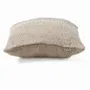 Fabric cushions - The Linen Stitch Cushion Cover - Natural White - BAZAR BIZAR LIVING