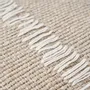 Fabric cushions - The Linen Stitch Cushion Cover - Natural White - BAZAR BIZAR LIVING