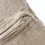 Fabric cushions - The Linen Stitch Cushion Cover - Natural White - BAZAR BIZAR LIVING