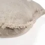 Fabric cushions - The Ivory Cross Cushion Cover - Natural White - 50x50 - BAZAR BIZAR LIVING