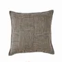 Fabric cushions - The Bloc Party Cushion Cover - Black Natural - 50x50 - BAZAR BIZAR LIVING