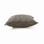 Fabric cushions - The Bloc Party Cushion Cover - Black Natural - 50x50 - BAZAR BIZAR LIVING