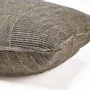 Fabric cushions - The Bloc Party Cushion Cover - Black Natural - 50x50 - BAZAR BIZAR LIVING