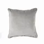 Fabric cushions - The Velvet Crush Cushion Cover - Grey - 50x50 - BAZAR BIZAR LIVING