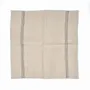 Serviettes - La Serviette Lint Biscuit - Naturel Noir - 45x45 - BAZAR BIZAR LIVING