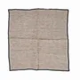 Serviettes - La Serviette Code Lin - Naturel Noir - 45x45 - BAZAR BIZAR LIVING