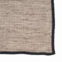 Serviettes - La Serviette Code Lin - Naturel Noir - 45x45 - BAZAR BIZAR LIVING