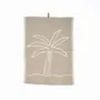 Torchons - Le Torchons Linen Palm Tree - Blanc Naturel - 50x70 - BAZAR BIZAR LIVING