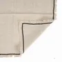 Serviettes - La Serviette Tuscany - Naturel Noir - 45x45 - BAZAR BIZAR LIVING