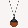 Jewelry - Long necklace with round pendant - Cannelle - NATURE BIJOUX