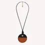 Jewelry - Long necklace with round pendant - Cannelle - NATURE BIJOUX
