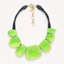 Jewelry - 7 elements statement necklace (lime green) - Combava - NATURE BIJOUX