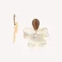 Jewelry - Big post earring with yellow MOP flower - Fioria - NATURE BIJOUX