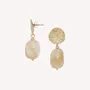 Bijoux - Boucles d'oreilles poussoir citrine - Minerama - NATURE BIJOUX