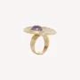 Bijoux - Bague ajustable améthyste - Minerama - NATURE BIJOUX