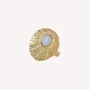 Bijoux - Bague ajustable calcédoine bleue - Minerama - NATURE BIJOUX