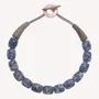 Jewelry - Short necklace with brown lip lock - Skala - NATURE BIJOUX