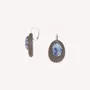 Jewelry - Small oval french hook earrings - Skala - NATURE BIJOUX