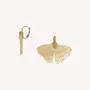 Jewelry - Ginkgo french hook earrings golden MOP - Son Jardin - NATURE BIJOUX