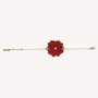 Jewelry - Adjustable red flower bracelet - Son Jardin - NATURE BIJOUX