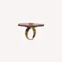 Jewelry - Adjustable wood & MOP flower ring - Son Jardin - NATURE BIJOUX