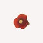 Jewelry - Adjustable small red flower ring - Son Jardin - NATURE BIJOUX