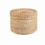 Poufs - Le Pouf Coffre Rond - Naturel - BAZAR BIZAR LIVING