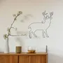 Autres décorations murales - Décoration Murale en Fil de Fer "Cerf" - à punaiser - Bijoux de Mur - BIJOUX DE MUR
