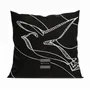 Garden textiles - Black Colombes 60 x 60 outdoor cushion - Design by BRASS - ARTDECORIS