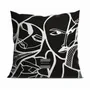 Tissus pour extérieurs - Coussin d'extérieur Black Elongi 60 x 60 - Design by BRASS - ARTDECORIS