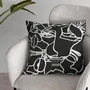 Tissus pour extérieurs - Coussin d'extérieur Black Koseka 45 x 45 - Design by BRASS - ARTDECORIS