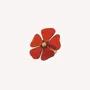 Jewelry - Adjustable XL red ring - Son Jardin - NATURE BIJOUX