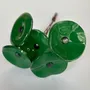 Décorations florales - Petite fleur en verre pour l'extérieur en vert sur tige flexible - CARNEOL GLASS