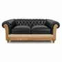 Canapés pour collectivités - Chesterfield Essence Black|Canapé et fauteuil - CREARTE COLLECTIONS