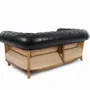 Canapés pour collectivités - Chesterfield Essence Black|Canapé et fauteuil - CREARTE COLLECTIONS