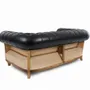 Canapés pour collectivités - Chesterfield Essence Black|Canapé et fauteuil - CREARTE COLLECTIONS