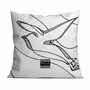 Garden textiles - White Colombes 45 x 45 outdoor cushion - Design by BRASS - ARTDECORIS