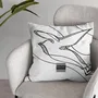 Garden textiles - White Colombes 60 x 60 outdoor cushion - Design by BRASS - ARTDECORIS