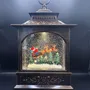 Autres décorations de Noël - Lanterne de Noël LED avec Musique – Père Noël en Traîneau - BLUE STAR B.V.