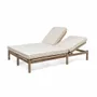 Deck chairs - Double Sunlounger Mieke - GOMMAIRE