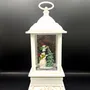 Other Christmas decorations - White Christmas LED Lantern with Snowman & Tree - BLUE STAR B.V.
