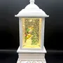 Other Christmas decorations - White Christmas LED Lantern with Snowman & Tree - BLUE STAR B.V.