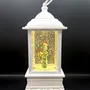 Other Christmas decorations - White Christmas LED Lantern with Snowman & Tree - BLUE STAR B.V.