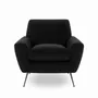 Armchairs - Diamond Contemporain Black | Armchair - CREARTE COLLECTIONS