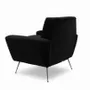 Lounge chairs for hospitalities & contracts - Diamond Contemporain Black | Armchair - CREARTE COLLECTIONS