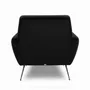 Lounge chairs for hospitalities & contracts - Diamond Contemporain Black | Armchair - CREARTE COLLECTIONS